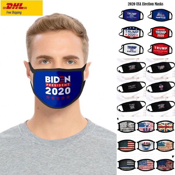 

2020 Election Fashion Designer Trump Cotton Mask Keep America Great Again Flag BLM I can't Breath Face Masks PM2.5 Washable Mouth Cover