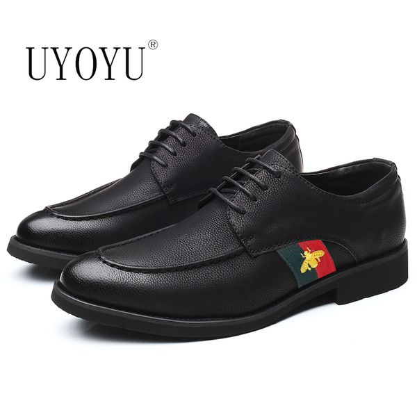 

dress shoes drop men italian mens loafers genuine leather casual bee 2021 moccasins designer driving shoe, Black