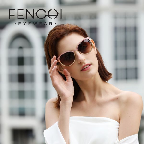 

fenchi vintage sunglasses women cat eye designer driving glasses feminino zonnebril dames, White;black