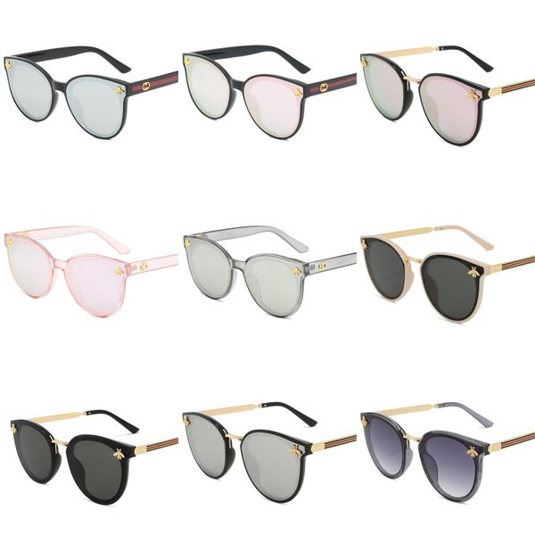 

new 114 womens sunglasses men sun glasses women sunglasses fashion style protects eyes gafas de sol lunettes de soleil with#152, White;black
