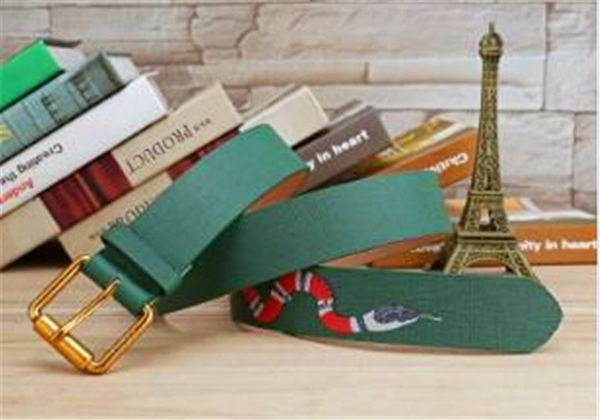 

selling new green colors mens belts luxury snake pattern designer belts men and women styles belt for gift, Blue;gray