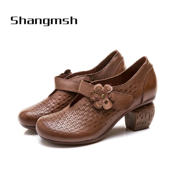 

black heels patent brand genuine leather shallow mouth high heels shoes pump wave square heel flower women shoes 19662