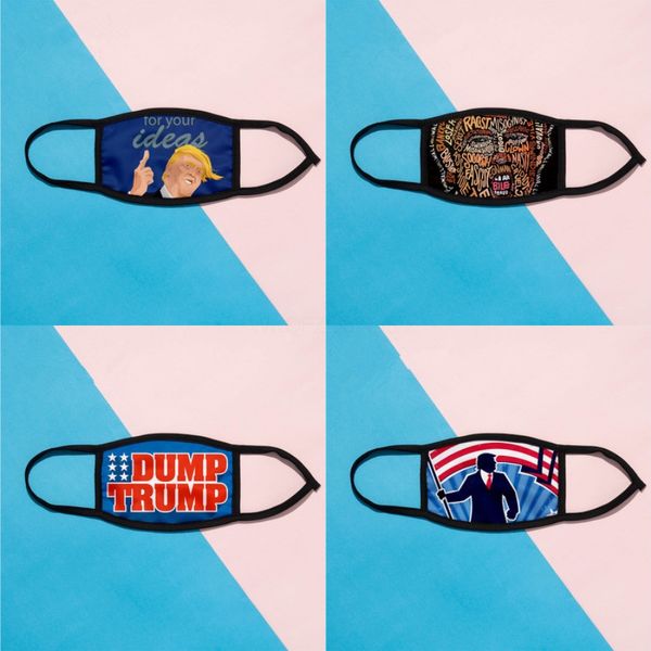 

2020 printed face mask washable american election printing dustproof masks outdoor cycling neck magic scarf bandana designer printe#489#200