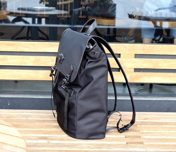 

2020y luxury leather backpack. handmade, material production, with original box for fast delivery within 8 days