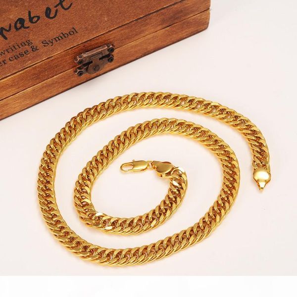 

a 14k gold finish heavy 10mm miami cuban link chain necklace bracelet various sete ing, Silver
