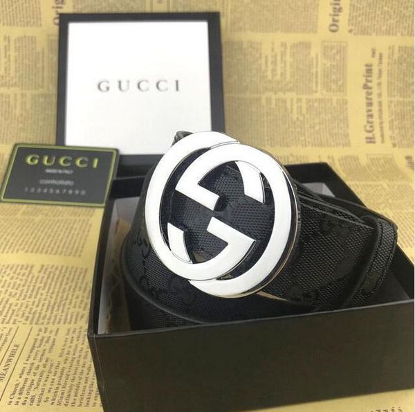 

g***mens fashion designers belts luxury belt man woman belts casual letters smooth g buckle with box gÃ»ccÃ¬, White