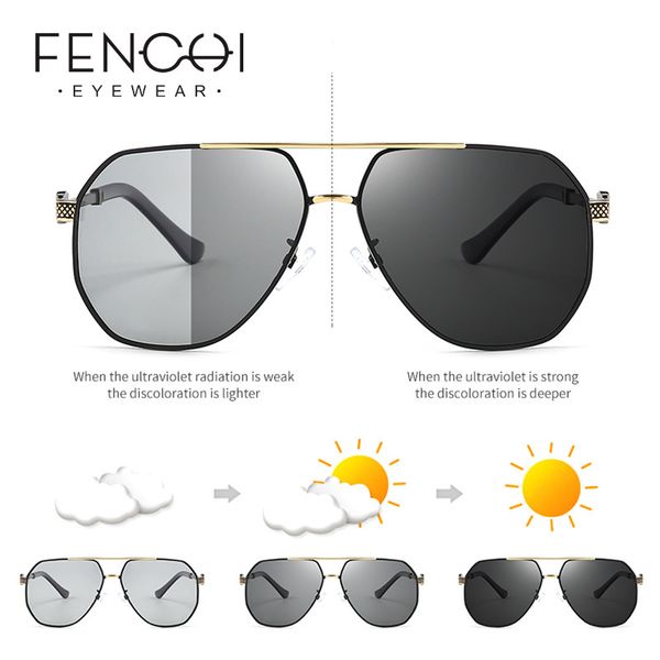 

fenchi men night vision glasses yellow sunglasses polarized 2020 classic brand retro sun glasses driving eyewear for men/women l, White;black
