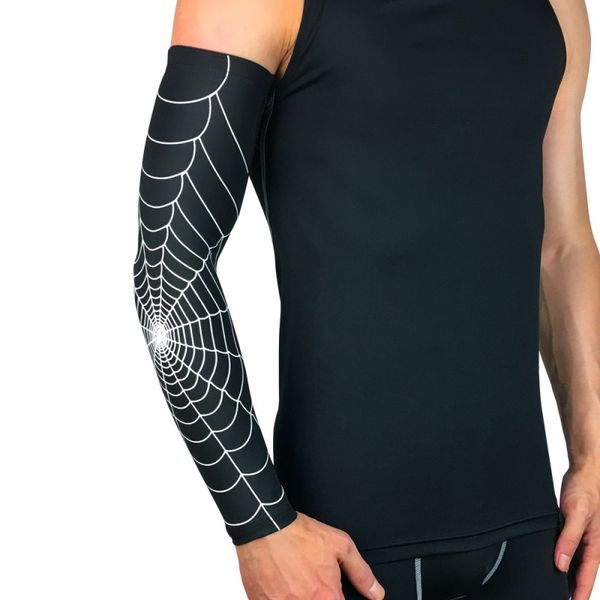 

arm covers sport elbow pad1 1pcs uv protection running cycling arm warmers basketball volleyball sleeves bike bicycle, Black;gray