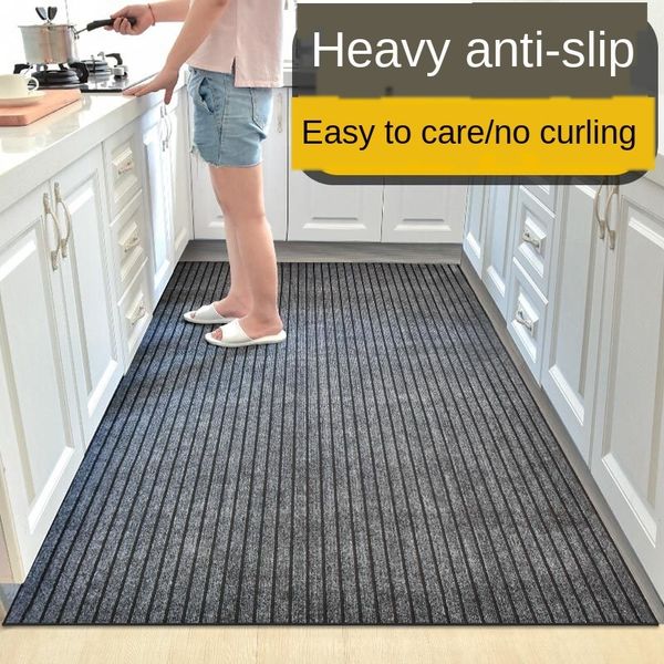 

kgmhr kitchen floor anti-skid non-slip carpet non-slip oil-proof household large area carpet dedicated door mat water absorbing waterproof m