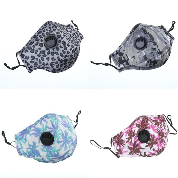 

double layer face mask foral print dustproof anti-uv designer printed masks fashion women men mouth-muffle washable breathable face mask #10, Black