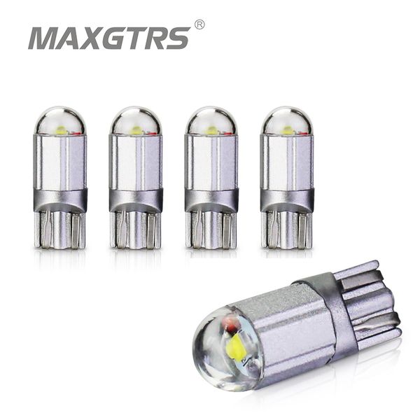 

5x super bright t10 w5w 168 194 cree chip 12v car led auto clearance door reading license plate light bulb 6000k interior lamp