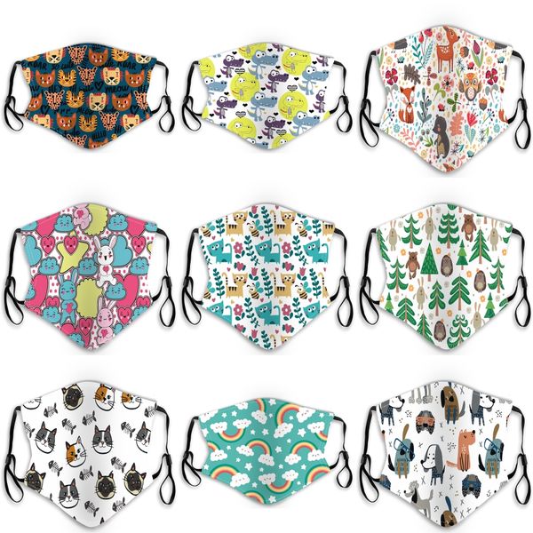 

cycling mask dust-proof breathable designer face mask with filterswomen cotton mask outdoor sports supplies cycling jersey#346