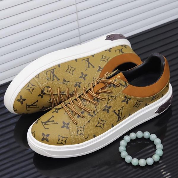

new10 men's casual shoes fashion wild sports shoes comfortable pattern personality men's shoes original box packaging zapatos homb, Black