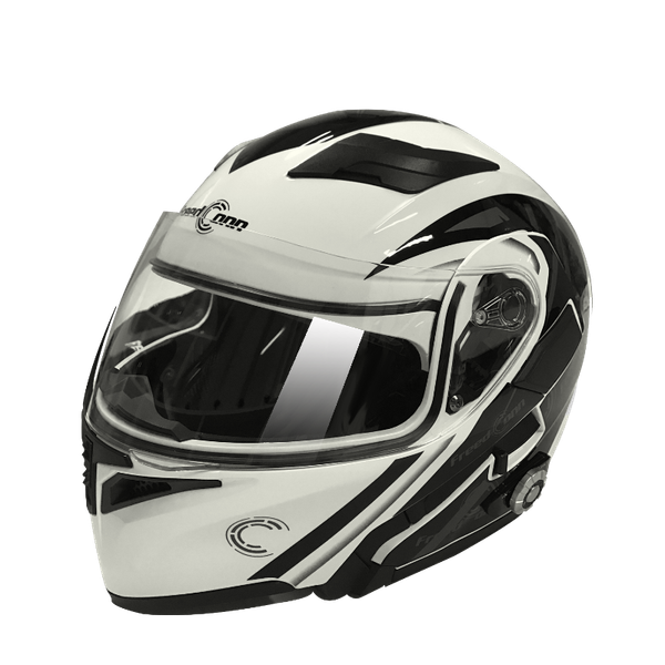 

motorcycle helmets conn bm2-e full face blutooth helmet wireless 1500 meters 8 riders group intercom with fm radio support