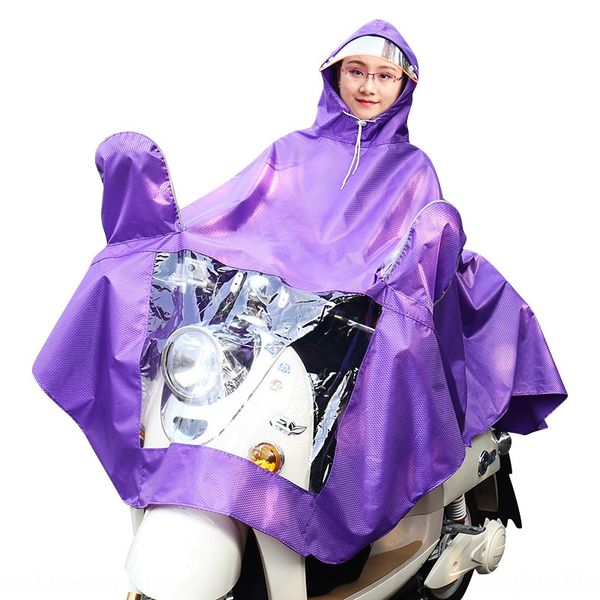 

olxn0 poncho motorcycle motorcycle cloak cloak cloakraincoat single thickened oxford woven poncho foldable large brim jacquard raincoa, Black