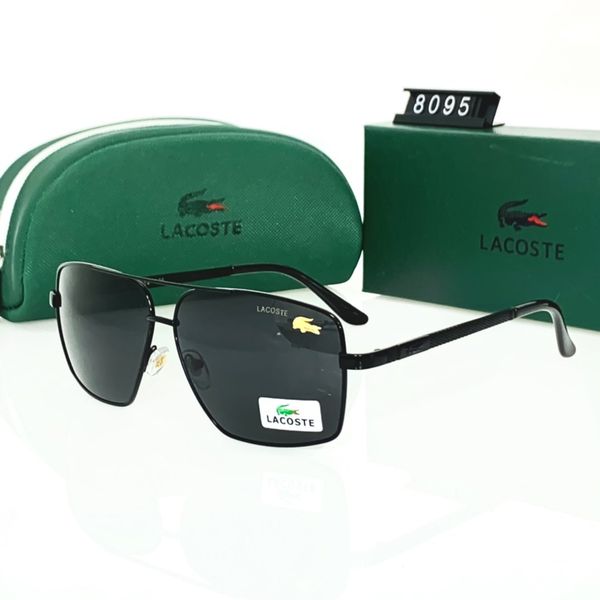 

2020 fashion sunglasses classic retro pilot frame glass lens uv400 uv protection protection eyewear with leather case ing, Black