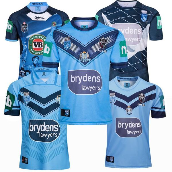 

new 2018 2019 2020 2021 holden blues nswrl rugby jerseys rugby league jersey 19 20 21 shirts s-3xl, Black;gray