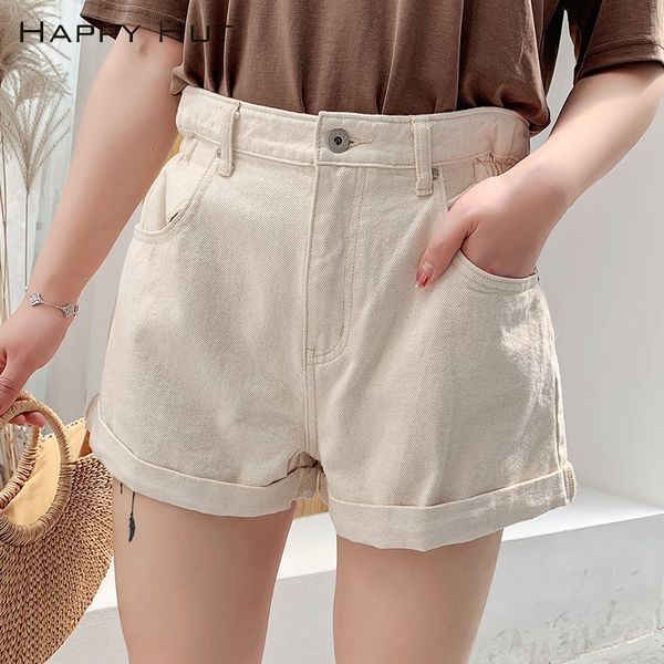 

l9qdf large size women's pants 2020 summer new shorts and trousers and trousers large size women's high waist curling wide leg den, Blue