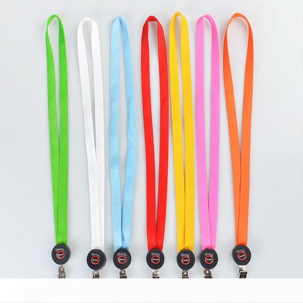 

novelty lighting led light up lanyard key chain id keys holder 3 modes flashing hanging rope 7 colors