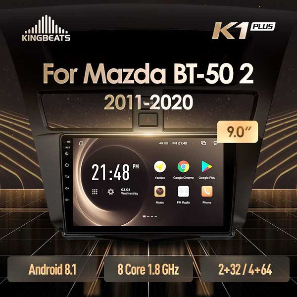 

kingbeats android 8.1 octa-core head unit 4g in dash car radio multimedia video player navigation gps for bt-50 2 2011 - 2020 car dvd