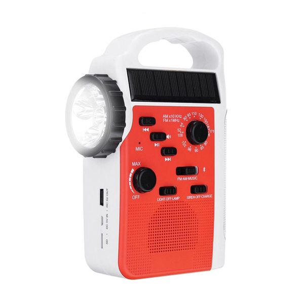

am / fm bluetooth solar hand crank динамо открытого радио с громкоговорителем аварийного приемник мобильного питание