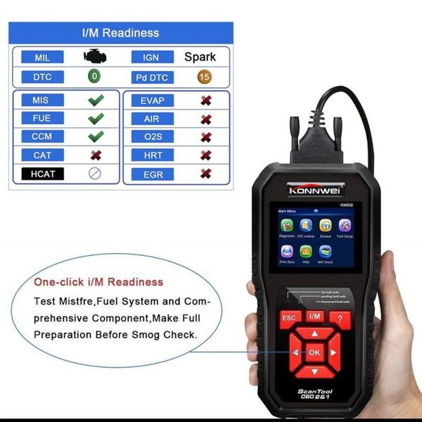 

kw850 obd2 can bus code reader car engine fault code detector scanner tool