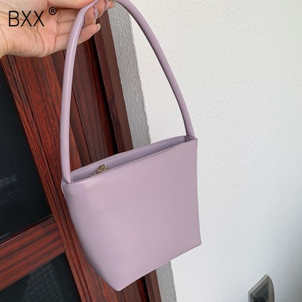 

bxx] pu leather bucket bags for women 2020 fashion shoulder bags lady handbags and purses female hand bag simple style hn730