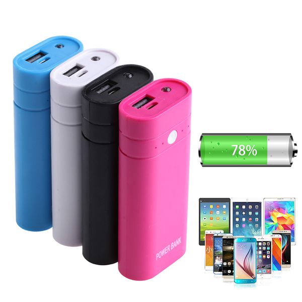 

hight quality 5v anti-reverse diy charger kit 2x18650 battery charger 5v power bank case for iphone for all phone