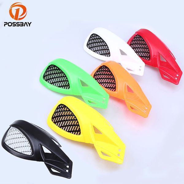 

possbay 2pcs 22mm 7/8" abs motorcycle handguards universal hand guards protectors motocross dirt bike atv quad scooter handguard