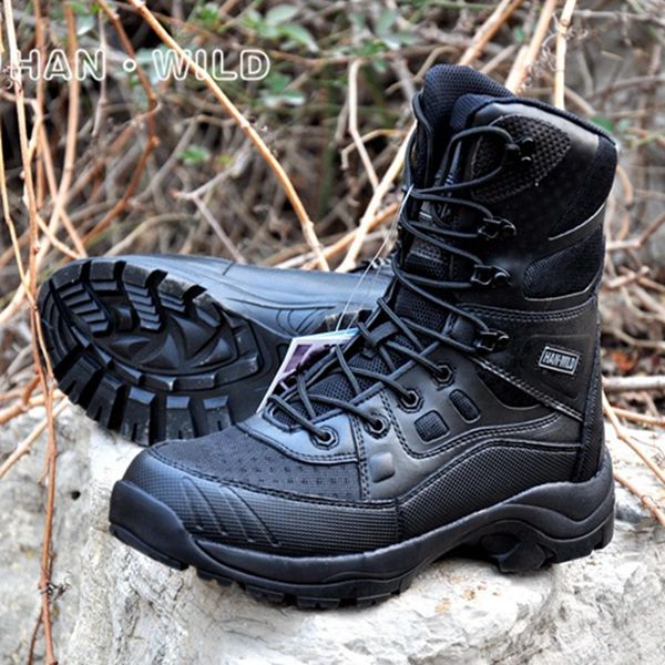 

men boots lighiweight army special force tactical combat training boots anti-slip outdoor climbing hiking shoes