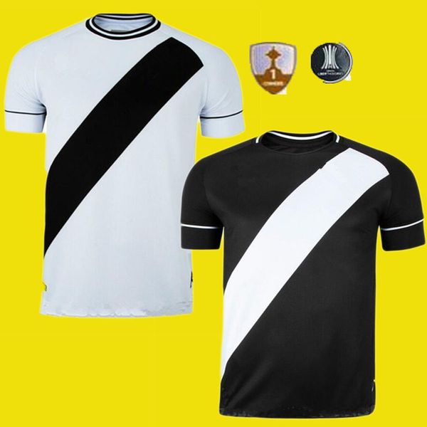 

20 21 club vasco da home away gama soccer jerseys 2020 2021 maxi rios paulinho fabiano muriq custom black white football shirt, Black;yellow