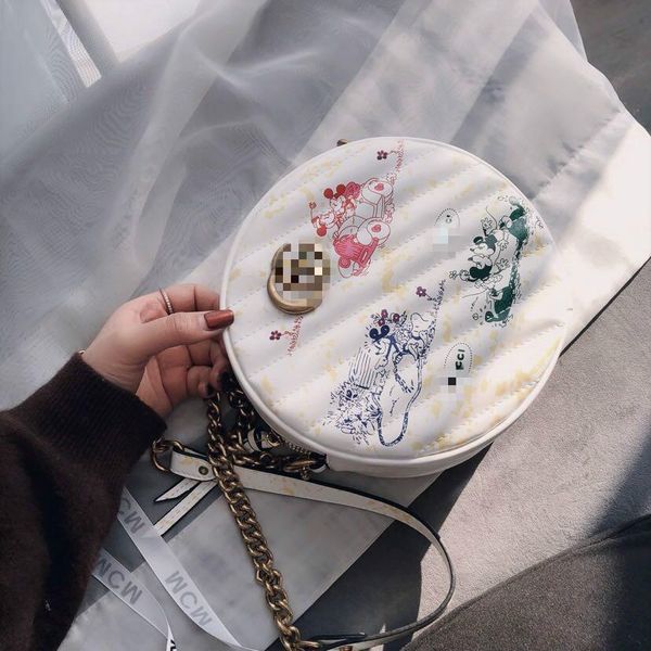 

2020 fashion women handbags ladies design solid color alphabet embroidery bracelet wallet leather chain bag crossbody bags g295, Black