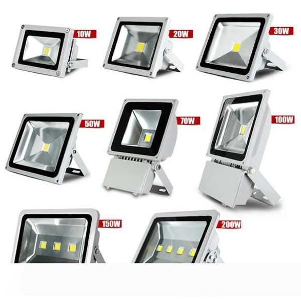 

ac85- 265v 10w 20w 30w 50w 70w 100w 150w 200w led floodlight light projection lamp signs lamp waterproof outdoor floodlights