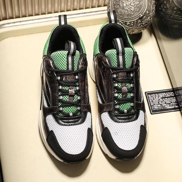 

sports men 's shoes b22 canvas and calfskin sneaker vintage outdoor walking lace -up men shoes fashion classic skateboarding casual sh, Black