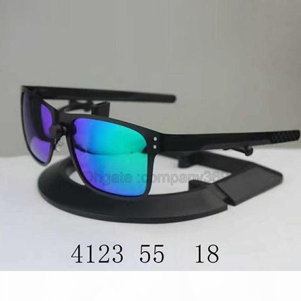 

1pcs fashion matte black metal frames sunglasses 4213 polarized sunglasses square lenses for men uv400 lens with box, White;black