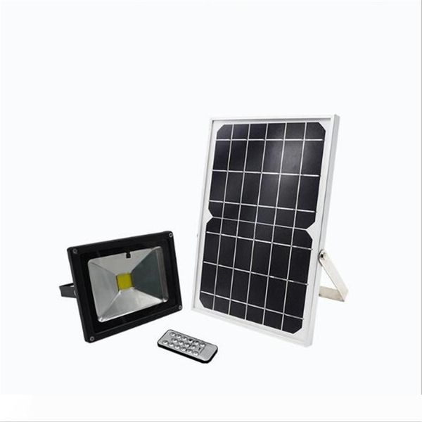 

5pcs remote control 10w 20w solar led floodlight 6v 10w solar panel outdoor waterproof street garden lighting led light lamp