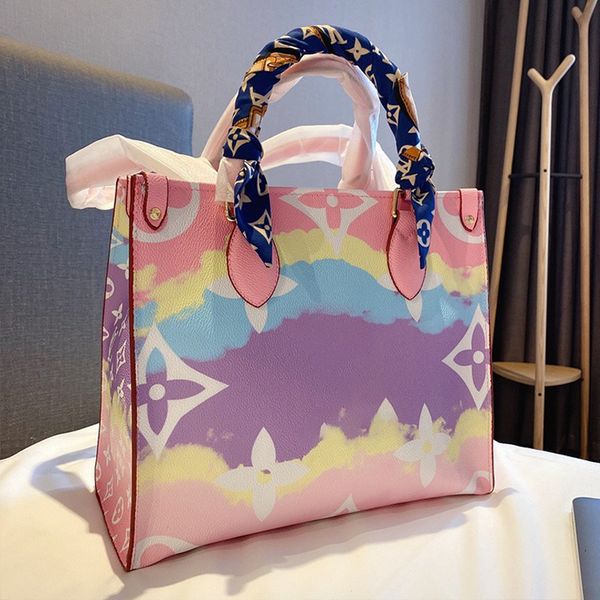 

мода сумки кошельки для женщин большие дамы печати мешок плеча crossbody сумка кошелек холст сумки top-ручки tie dye сумка type4