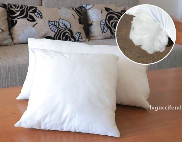 

40*40/45*45/ 50*50cm solid cushion core head waist pillow inner pp cotton filler cushion filling