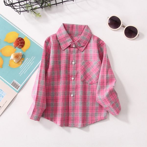 

iuqun boy's long-sleeved pure cotton thin girl's clothing shirt coat baby coat children's spring and summer children's c, White;black