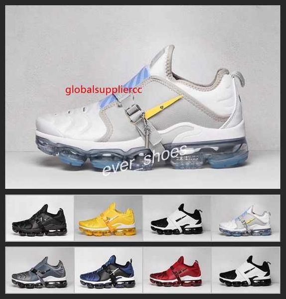 

2019 new mens air plus paris cushion running shoes red blue yellow tn 2.0 strap outdoor trainer men designer sneakers chaussures, Black;green