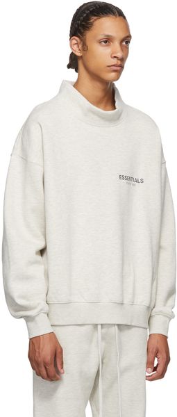 

fear of fashion and fog logo casual high men essentials printing letter god pullover women street sweater street lxefp, Black