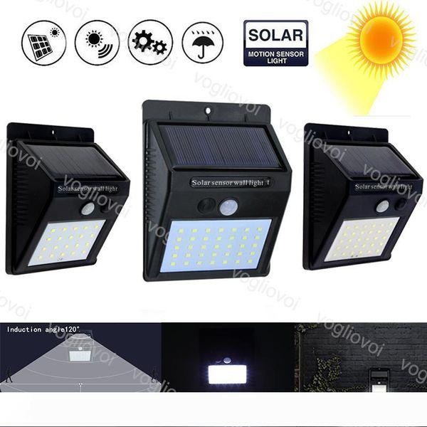 

solar security lights motion sensor 20 30 35led solar panels power waterproof for outdoor garden wall eub