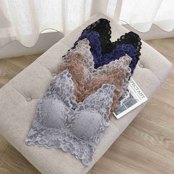 

bras lace beauty back wrapped chest strap pad bottoming anti-glare ladies camisole fashion underwear tube /, Red;black