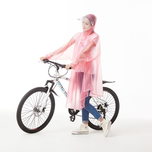 

0zl5c электрического автомобиля дождевик мода мужских и прозрачная увеличенная доверху точка волны женщин верхом одного утолщенного мотоцикл