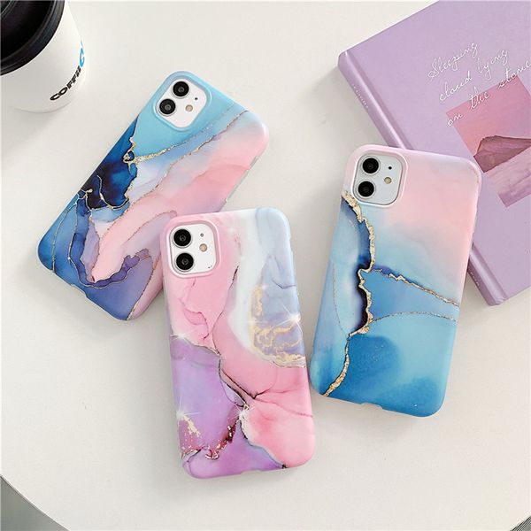 

iphone 11 pro max x xs max xr fashion colorful marble stone pattern soft tpu back cover for iphone 7 8 plus high quality