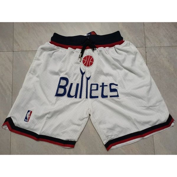 

84 jerseys basketball jerseys sports wears s-xxl bullets white pocket shorts stitched mens basketball jerseys, Gray