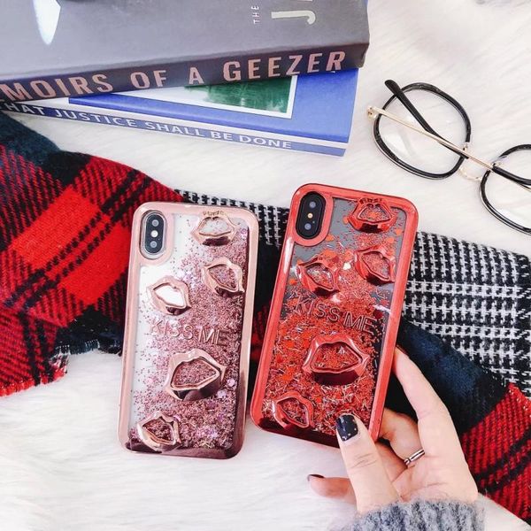 

suitable for samsung s9plus lip quicksand phone case