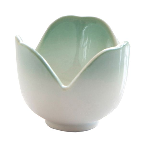 

ceramic egg cup holder flower shape egg display stand dinning table supplies