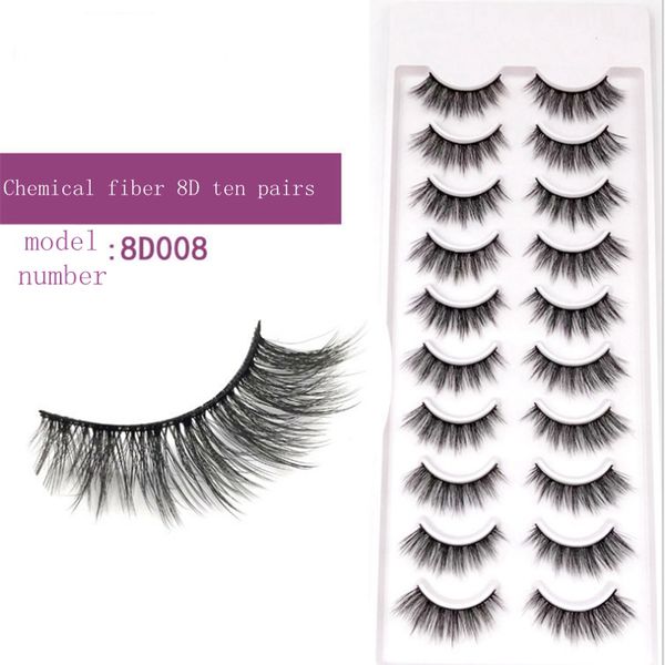 

wholesale new 10 pairs 3d mink hair false eyelashes wispy fluffy long lashes natural eye makeup tools faux eye lashes maquiagem