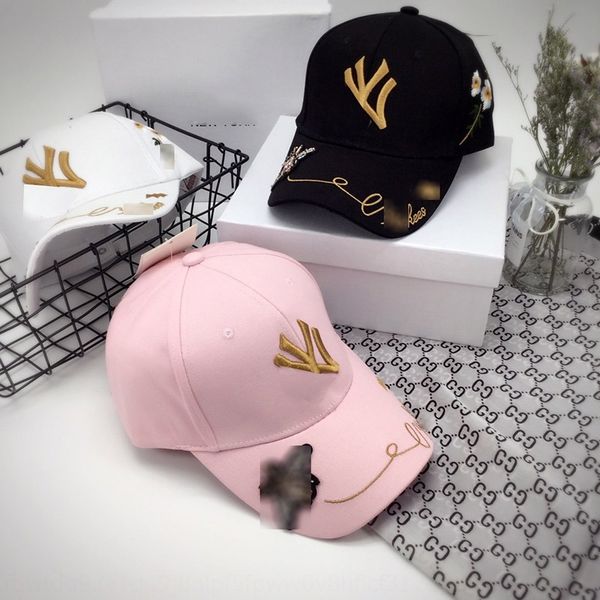 

n ya yankees little embroidered baseball cap bee embroidery baseball cap female sun hat female leisure hat outdoor tourism, Blue;gray